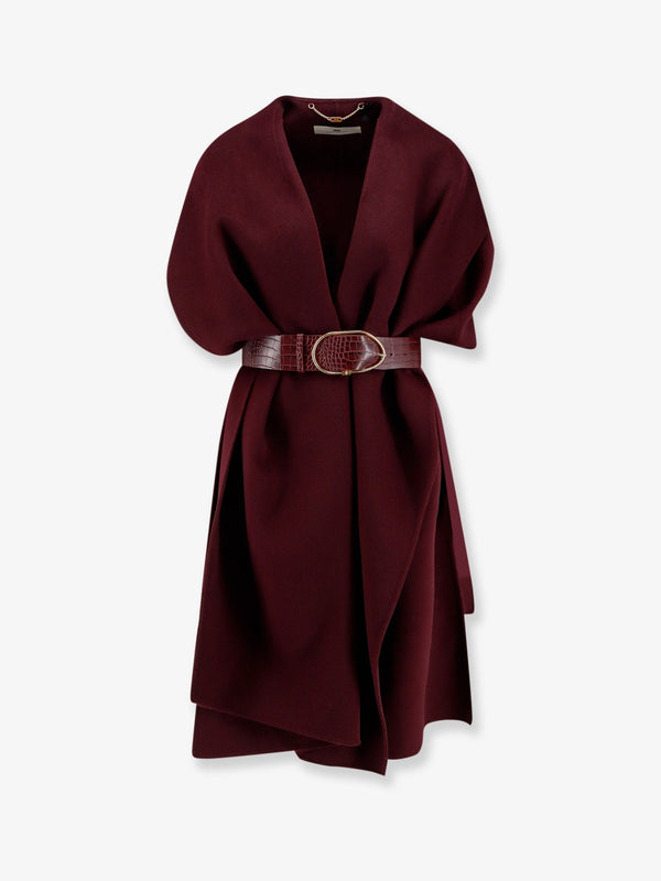 Elisabetta Franchi Wool Cape