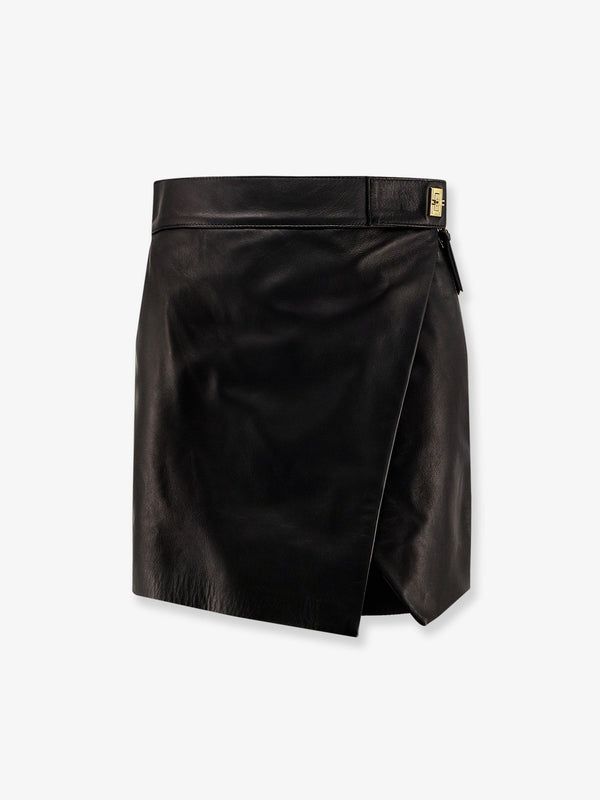 Elisabetta Franchi Leather Miniskirt