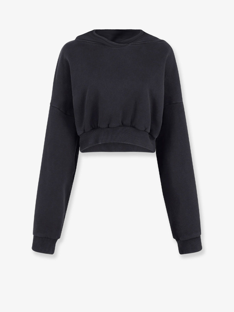 Entire Studios Entire Studios Cropped Cotton Sweatshirt Grey - World Class Fashion