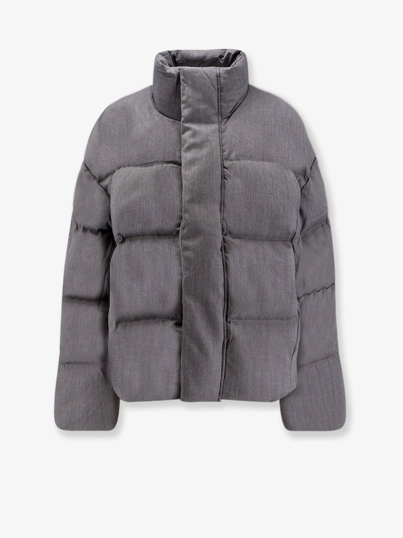 Entire Studios Chaqueta gris de plumas de lana Mml Puffer de Entire Studios - World Class Fashion