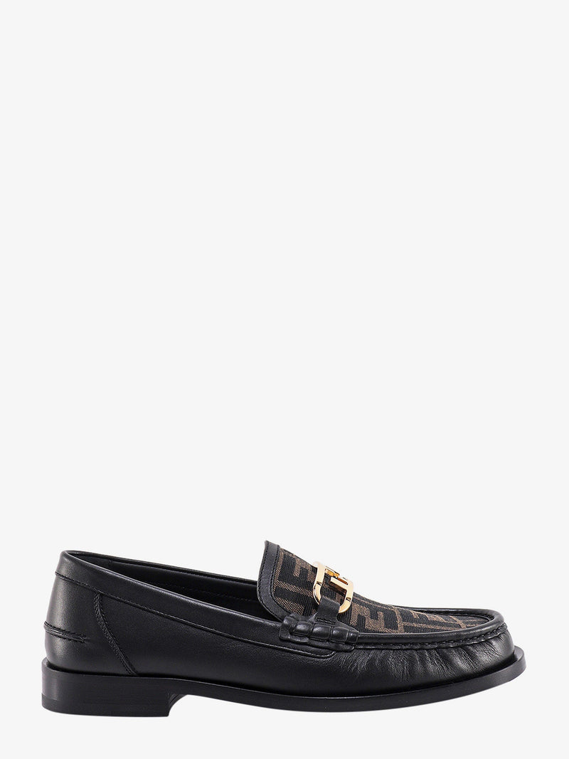 Fendi Fendi O'Lock Leather Loafer Black Men - World Class Fashion