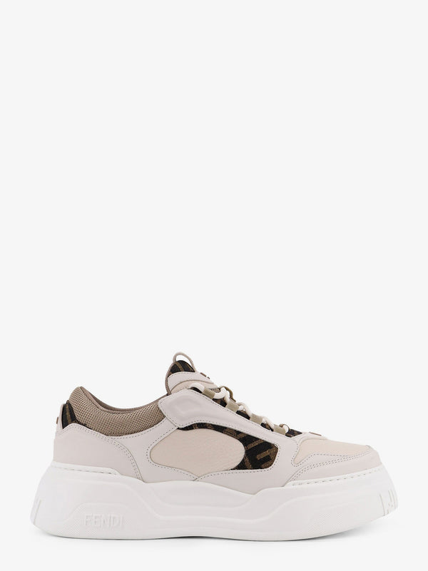 Fendi Fendi Force Low-Top Leather Sneakers