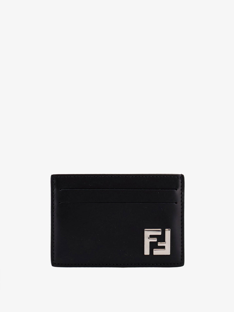 Fendi Fendi Leather Cardholder Black - World Class Fashion