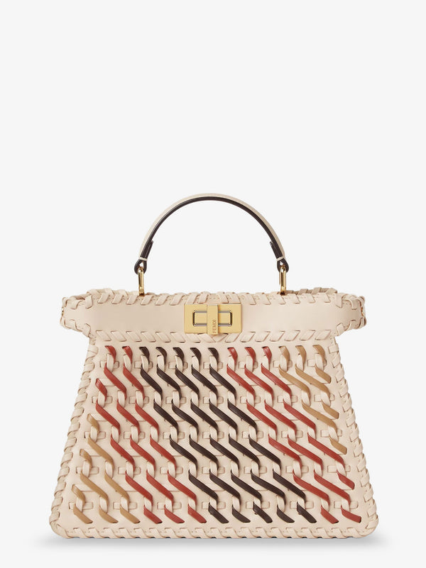 Fendi Peekaboo Iseeu Small Leather Crossbody Bag