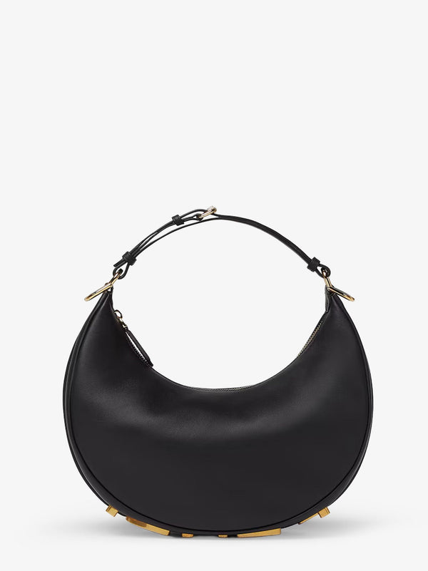 Fendi Fendigraphy Small Leather Hobo Bag