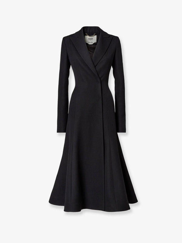 Fendi Grain De Poudre Overcoat