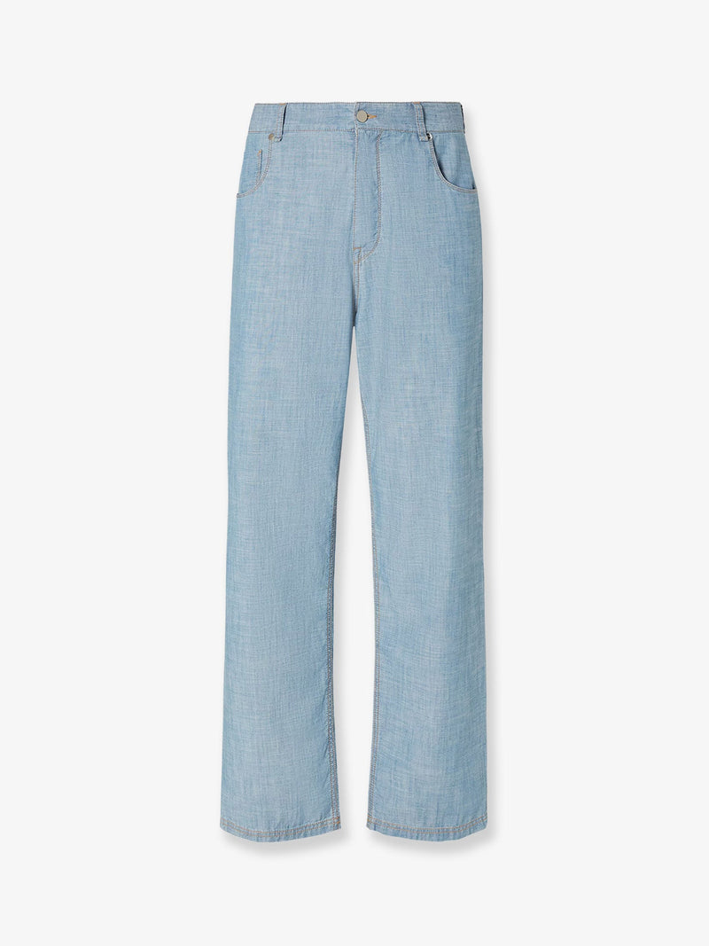 Fendi Fendi High Waist Jeans Blue Men - World Class Fashion
