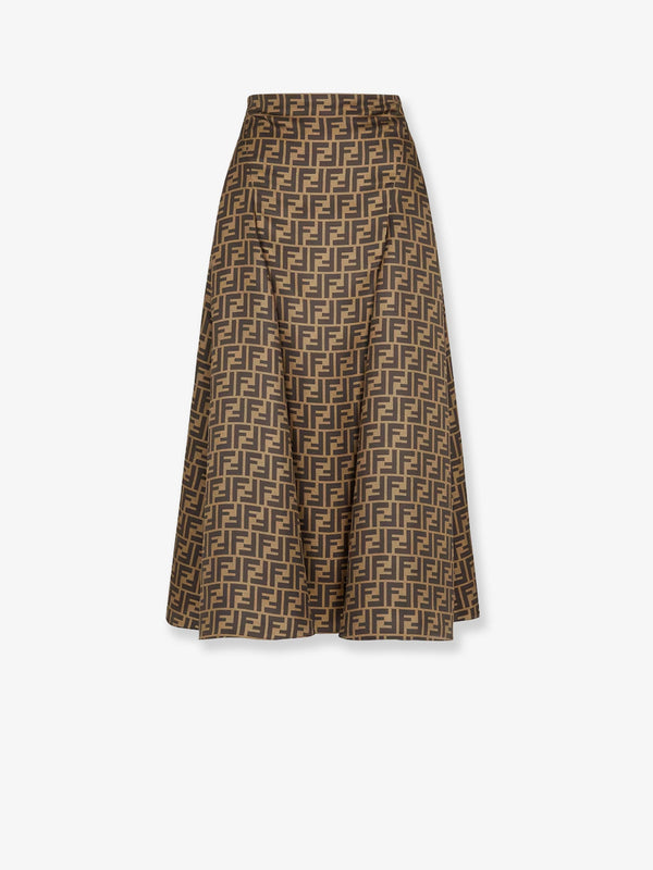 Fendi Ff Silk Skirt