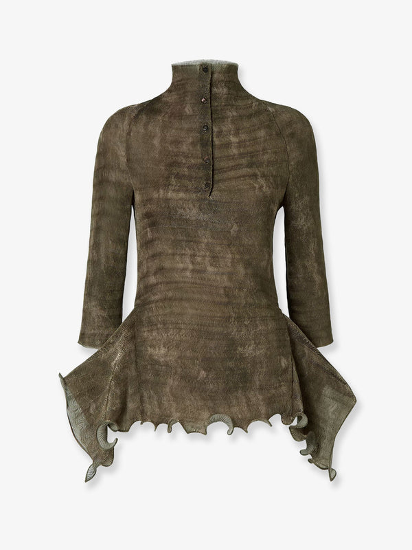 Fendi Pleated Shirt