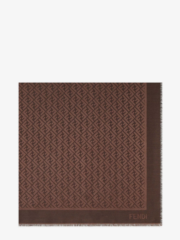 Fendi Organic Silk And Wool Shawl