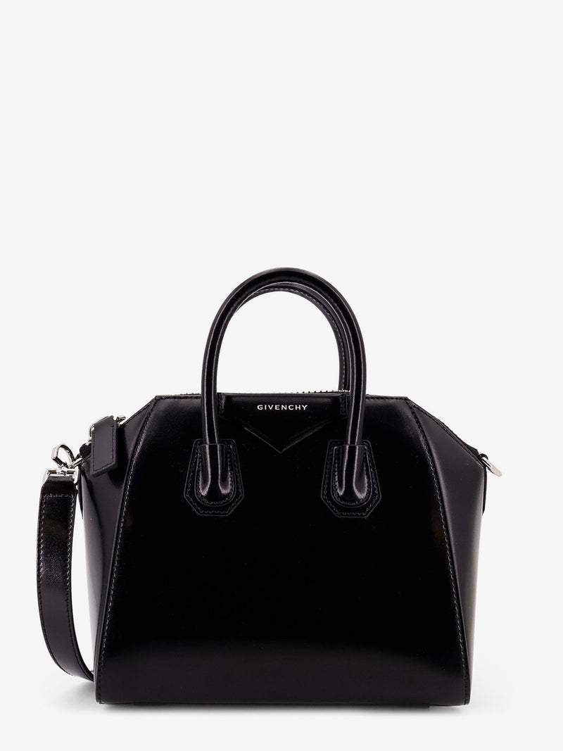 Givenchy Bolso de hombro de piel mini Antigona de Givenchy negro - World Class Fashion