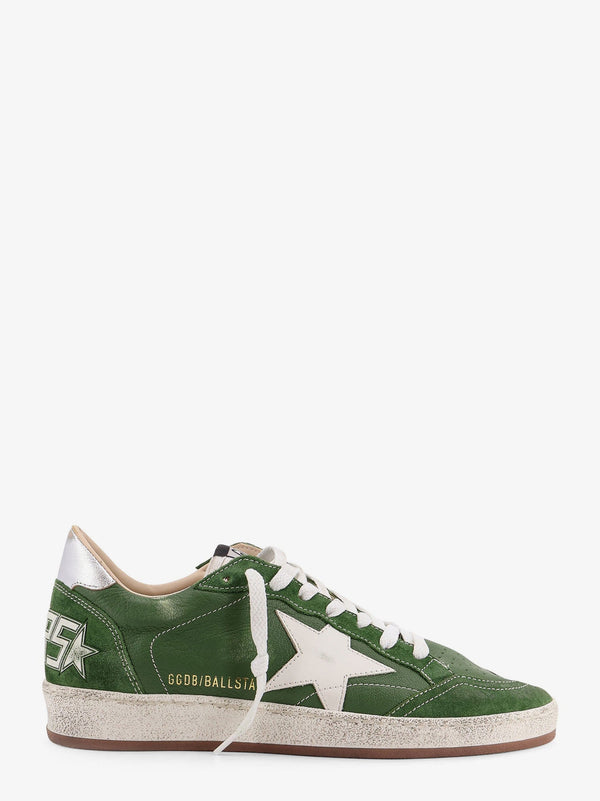 Golden Goose Deluxe Brand Ball-Star Leather Sneakers With Embossed Iconic Detail