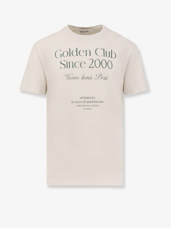 Golden Goose Deluxe Brand Cotton T-Shirt With Print