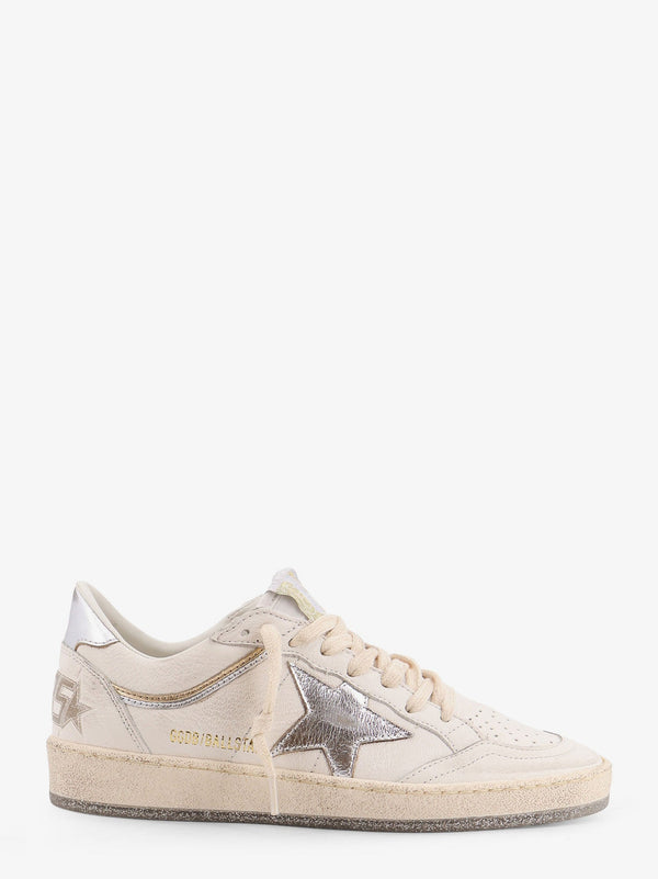 Golden Goose Deluxe Brand Ball Star With Padded Collar Low-Top Leather Snakers
