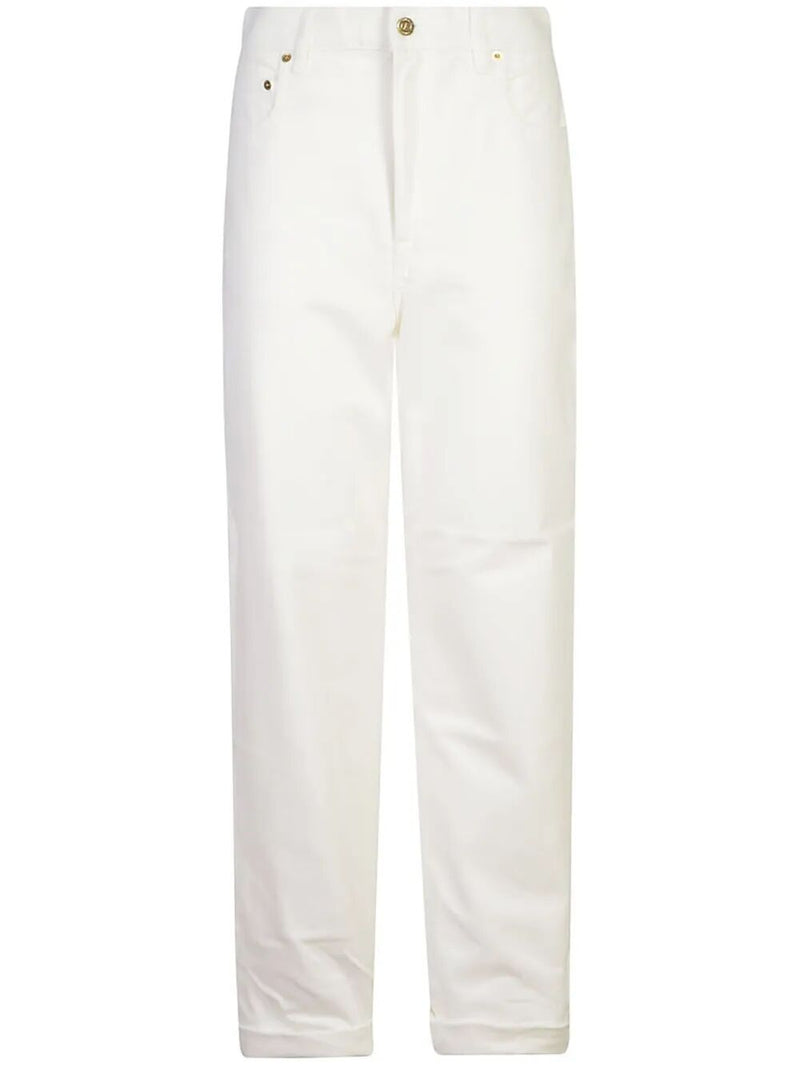 Golden Goose Golden Goose Jeans Rectos de Mujer de Algodón y Denim Crudo - World Class Fashion