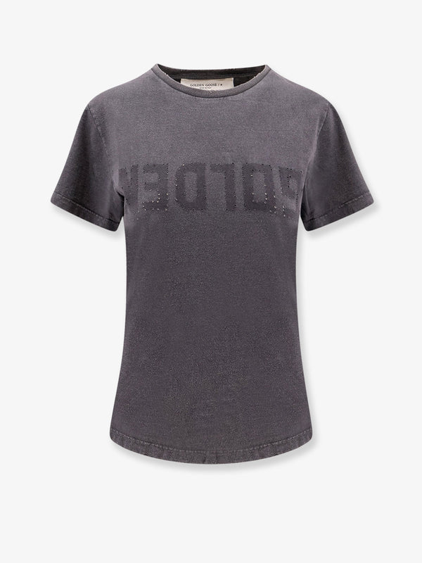 Golden Goose Deluxe Brand Doris Cotton T-Shirt With Logo Detail