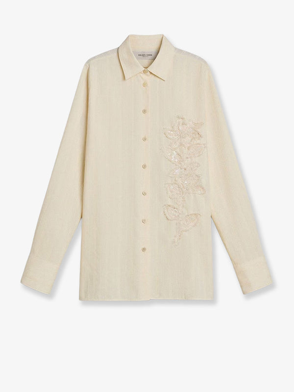 Golden Goose Deluxe Brand Cotton Shirt With Sequins