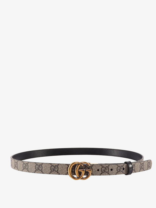 Gucci Reversible Supreme Gg Fabric And Leather Belt