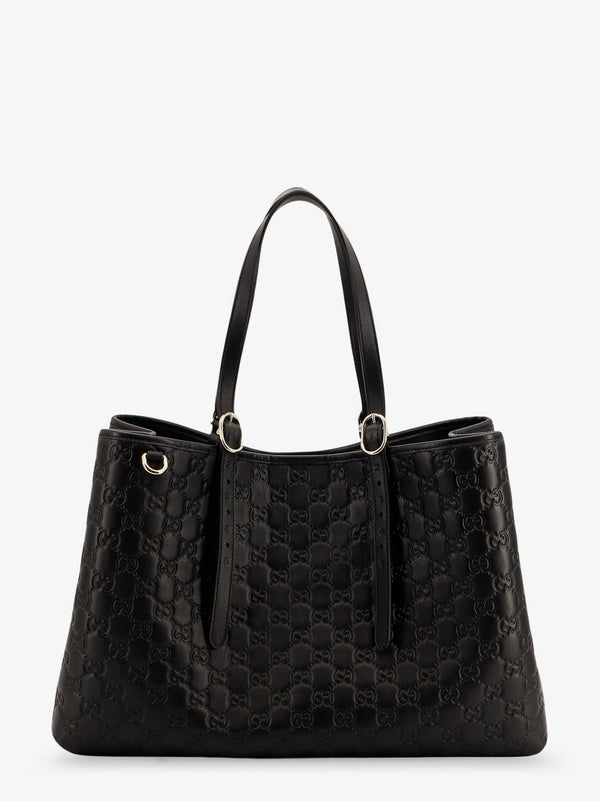 Gucci Gg Emblem Leather Shoulder Bag