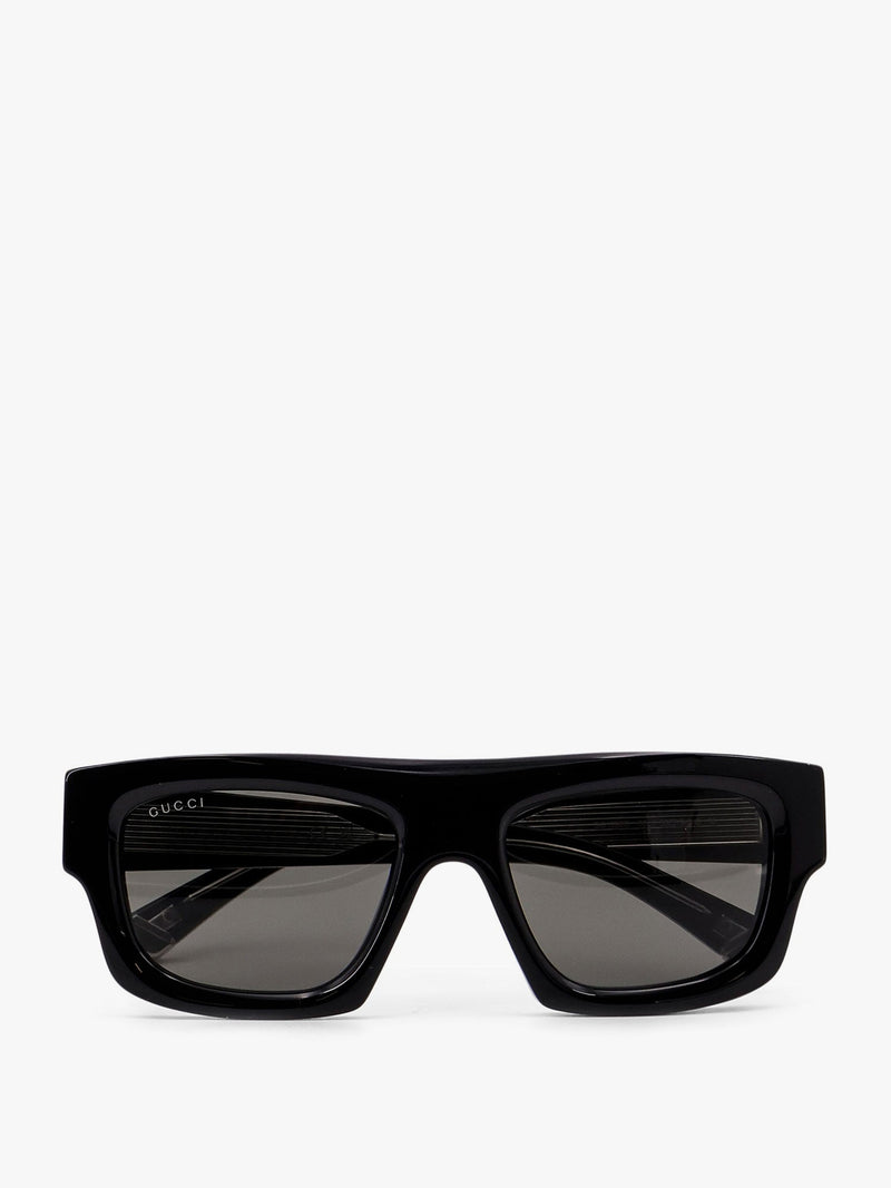 Gucci Gafas de sol de acetato Gucci negras para hombre - World Class Fashion