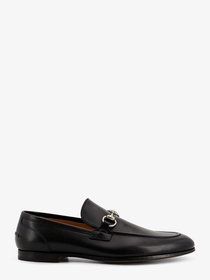 Gucci Mocasines Gucci Jordaan de Cuero Negros para Hombre - World Class Fashion