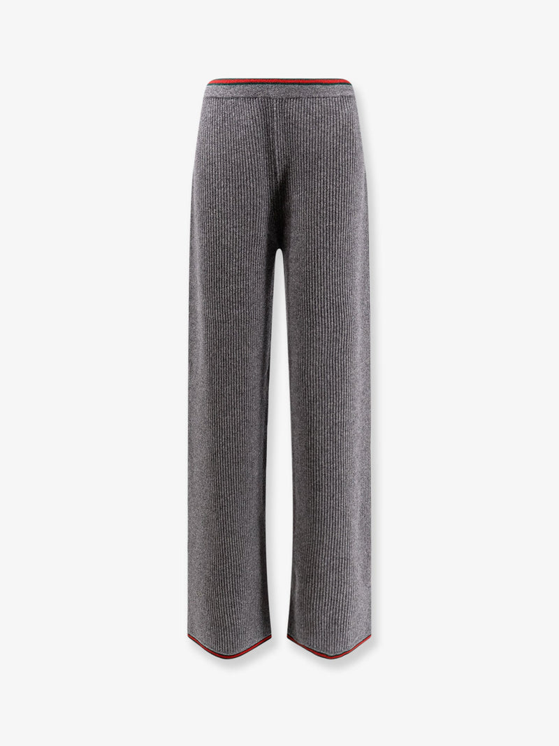 Gucci Gucci Stretch Wool Trousers Grey Women - World Class Fashion