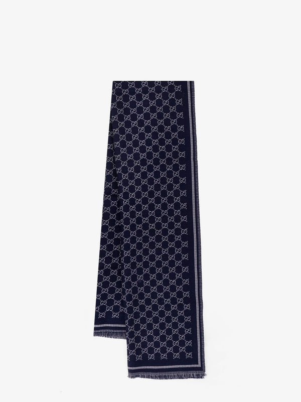 Gucci Wool Gg Scarf