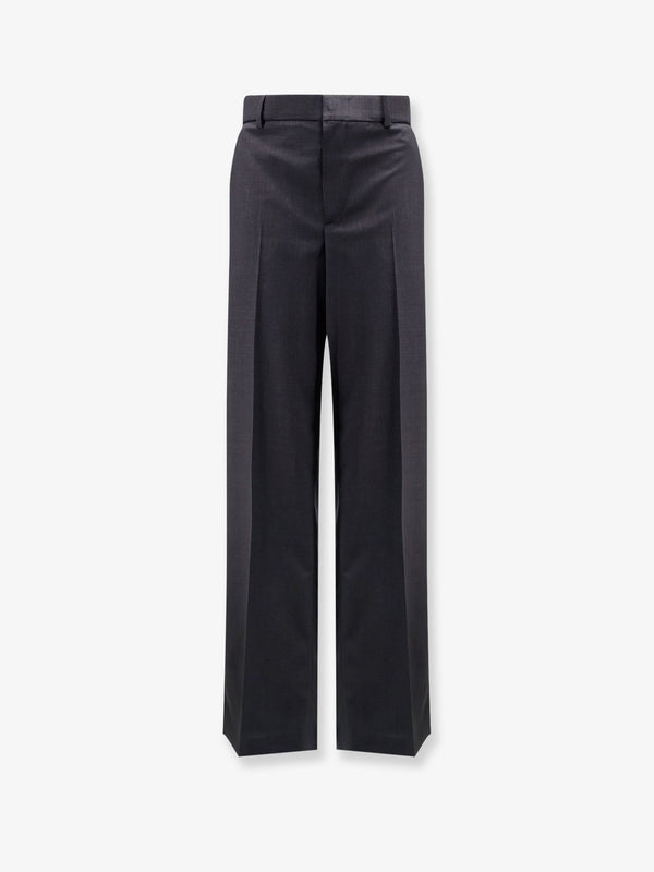 Gucci Wool Trousers With Gucci Embroidery