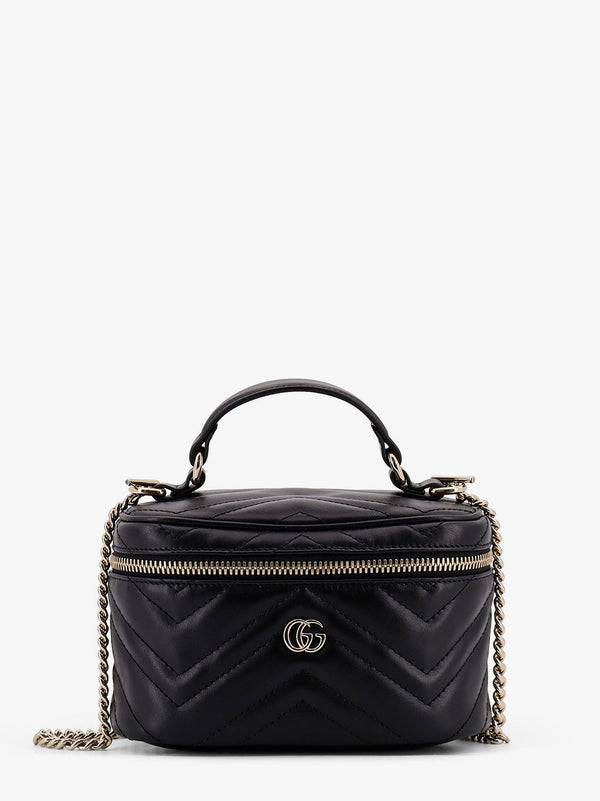 Gucci Gg Marmont Mini Vanity Matelassé Leather Shoulder Bag