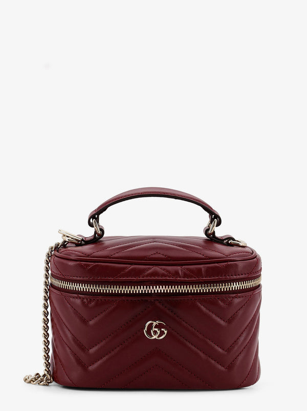 Gucci Mini Vanity Gg Marmont Matelassé Leather Shoulder Bag