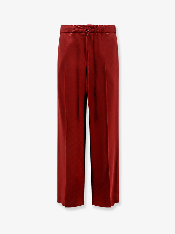 Gucci Gucci Rosso Ancora Viscose Blend Trousers