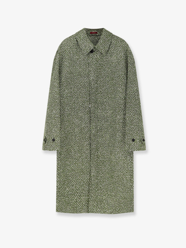 Gucci Double-Breasted Poplin Coat With BouclÃƒÆ’Ã‚Â© Print