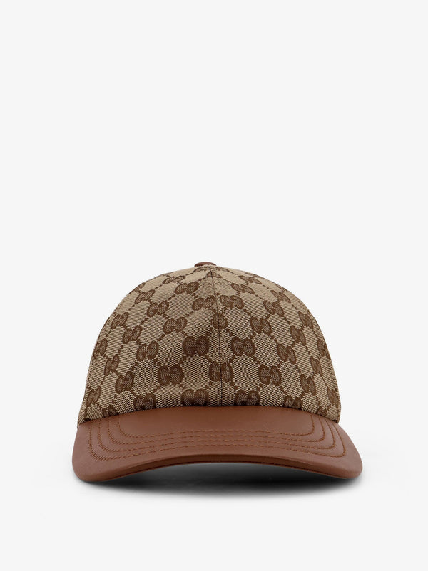 Gucci Gg Supreme Fabric Baseball Hat
