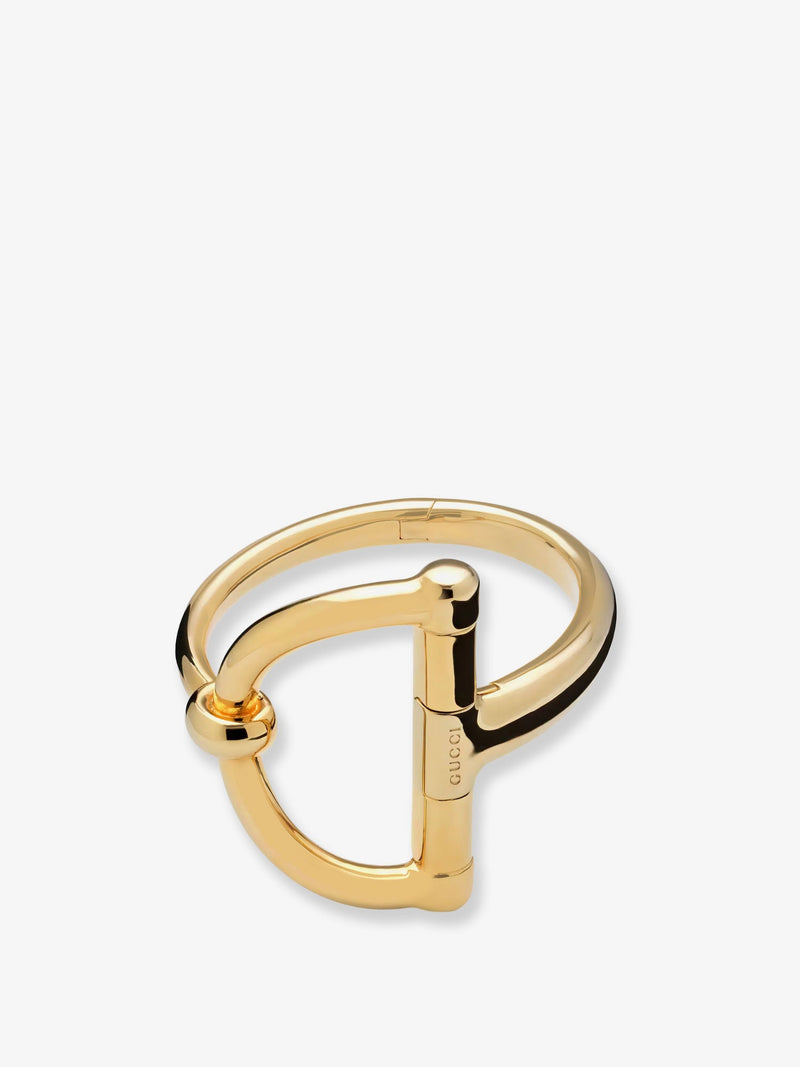 Gucci Gucci Bracelet With Half Horsebit Gold - World Class Fashion
