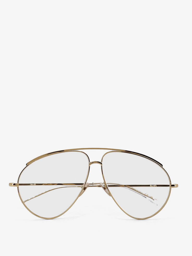 Gucci Gucci Gafas de sol de metal doradas para hombre - World Class Fashion
