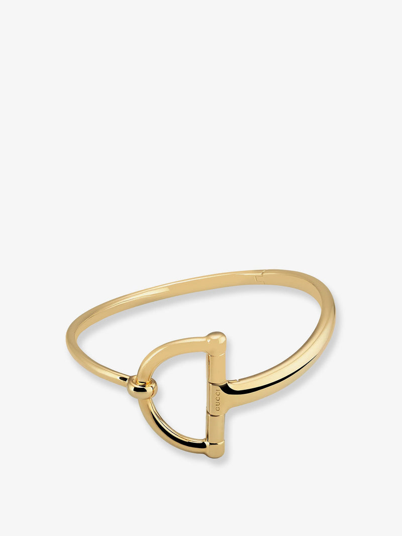 Gucci Gucci Half Horsebit Necklace Gold Women - World Class Fashion