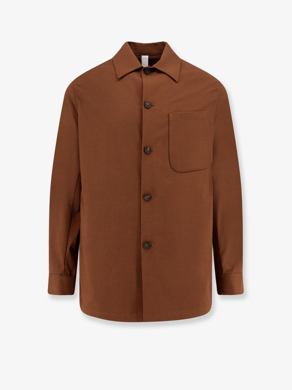 Hevo Bari Oversized Wool Blend Shirt