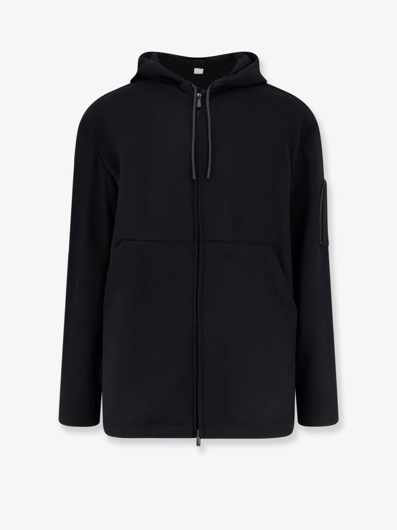 Hevo Hevo Grottaverde Virgin Wool Blend Coat Black - World Class Fashion