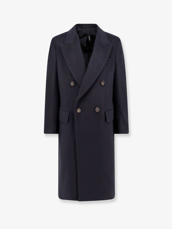 Hevo Cashmere Coat With Satin Lining