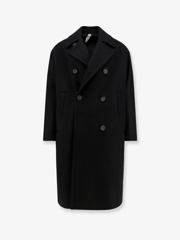 Hevo Tricase Double-Breasted Wool Blend Coat