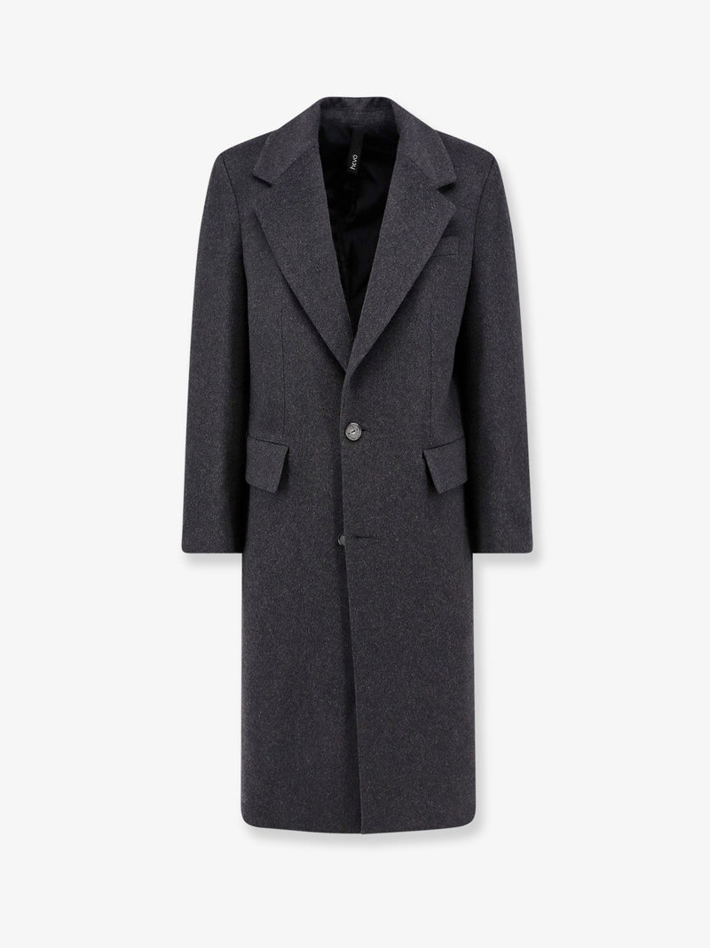 Hevo Hevo Cashmere Coat Grey Men - World Class Fashion