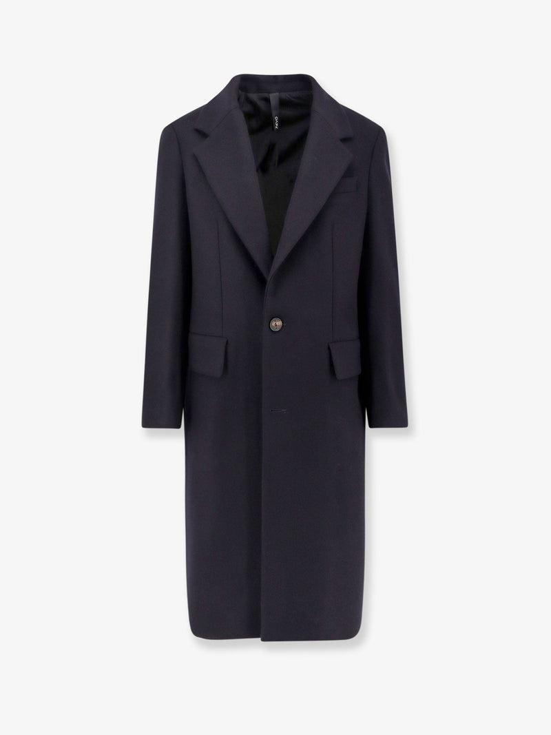 Hevo Abrigo de lana virgen Hevo azul para hombre - World Class Fashion