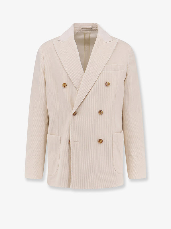 Lardini Double-Breasted Corduroy Blazer
