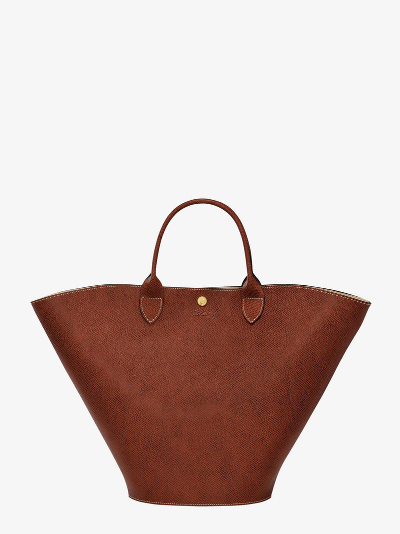Longchamp Paris Bolso de hombro Longchamp Paris Epure de piel marrón - World Class Fashion