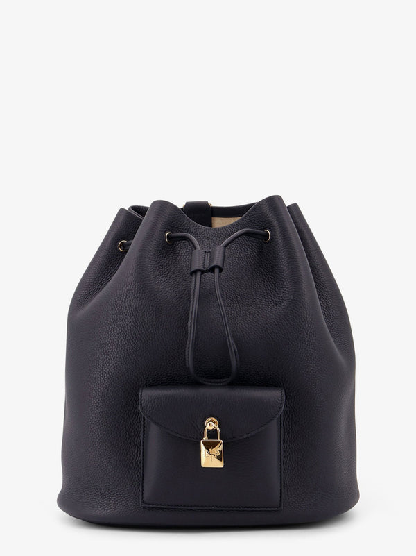 Loro Piana Extra Drawstring L27 Leather Backpack
