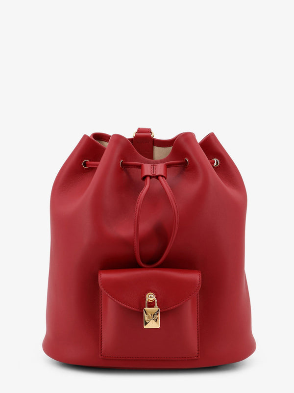 Loro Piana Extra Drawstring L27 Leather Backpack