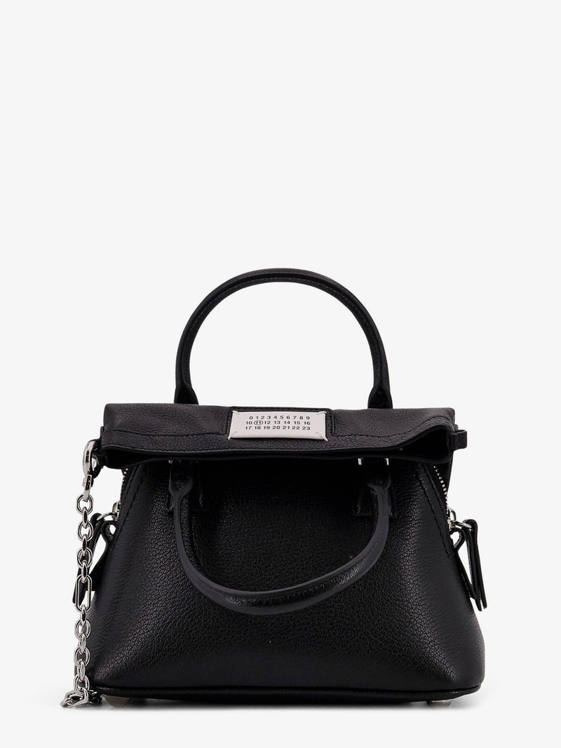 Maison Margiela Maison Margiela 5Ac Classique Micro Leather Shoulder Bag Black - World Class Fashion