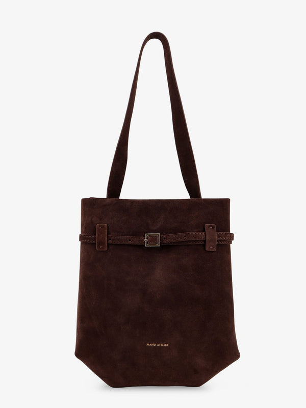 Manu Atelier Mini Tote Du Jour Suede Shoulder Bag
