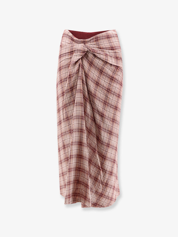 Marant Etoile Nicole Cotton Midi Skirt