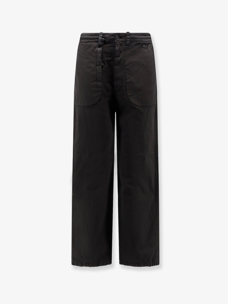 Massimo Osti Massimo Osti Gabardine Trousers Black Men - World Class Fashion